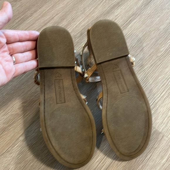 Steve Madden Women's Gladiator Sandals Size 6.5 Tan Travel Resortwear Causal - Picture 9 of 10